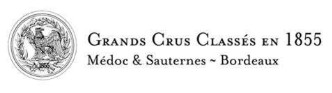 Logo des Grands Crus Classés en 1855, partenaire du Barreau de Bordeaux pour le colloque « Les nouveaux défis de la viticulture »
